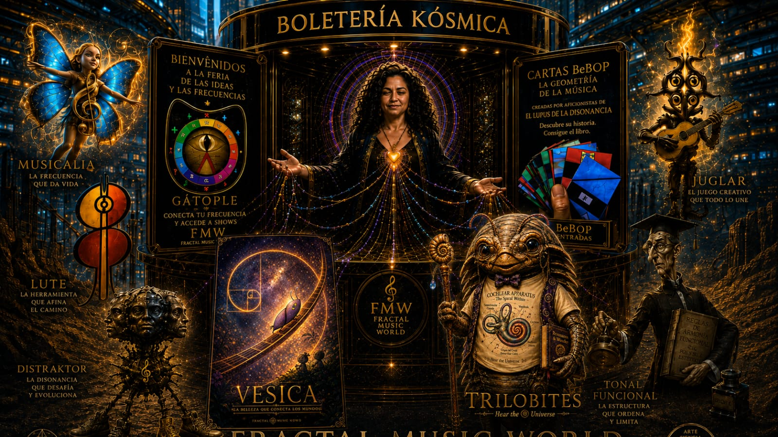 Boletería Kósmica · Fractal Music World